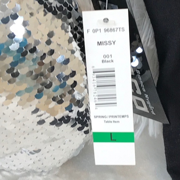 NWT Bianca Nygard Women’s Black Short Sleeve Asymmetrical Tunic T-Shirt - Picture 9 of 10